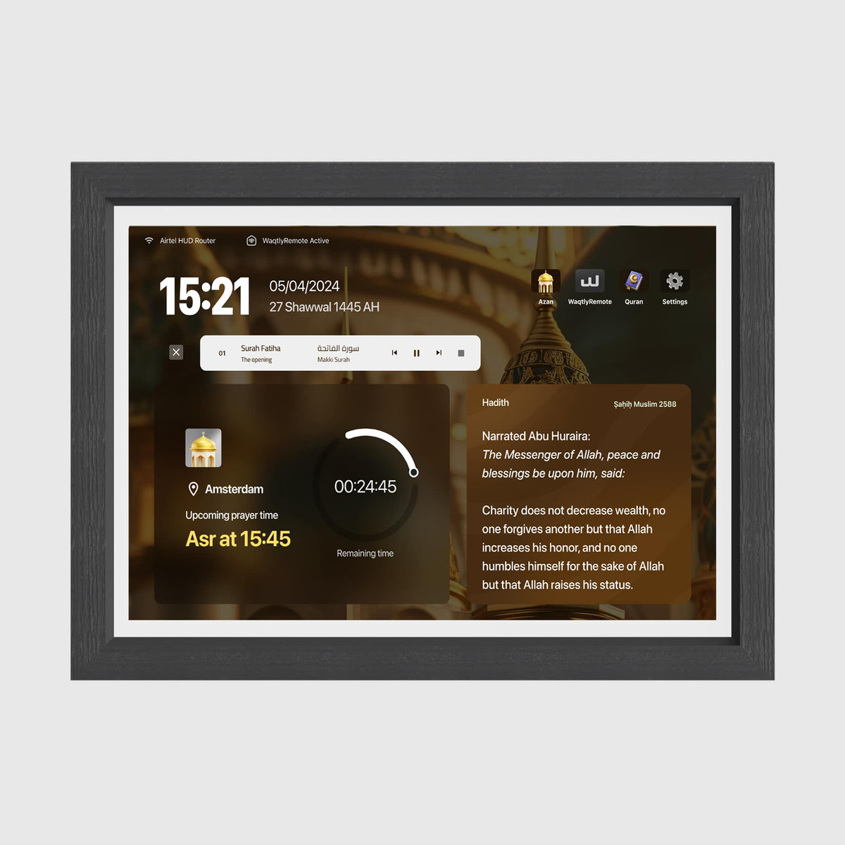 Waqtly Plus • 13.5 inch