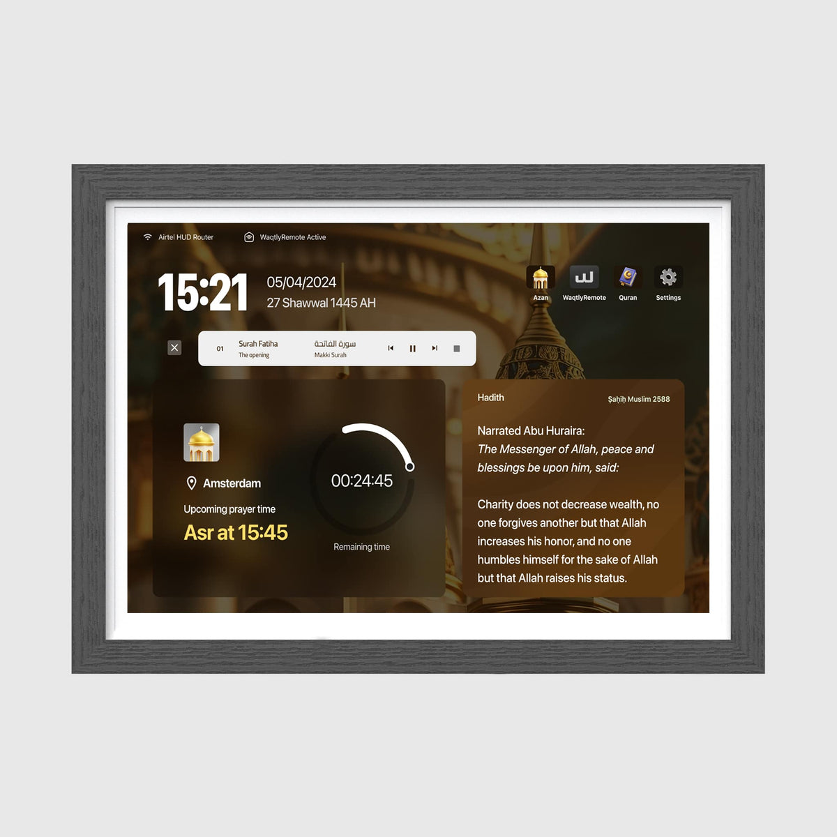 Waqtly Plus • 13.5 inch