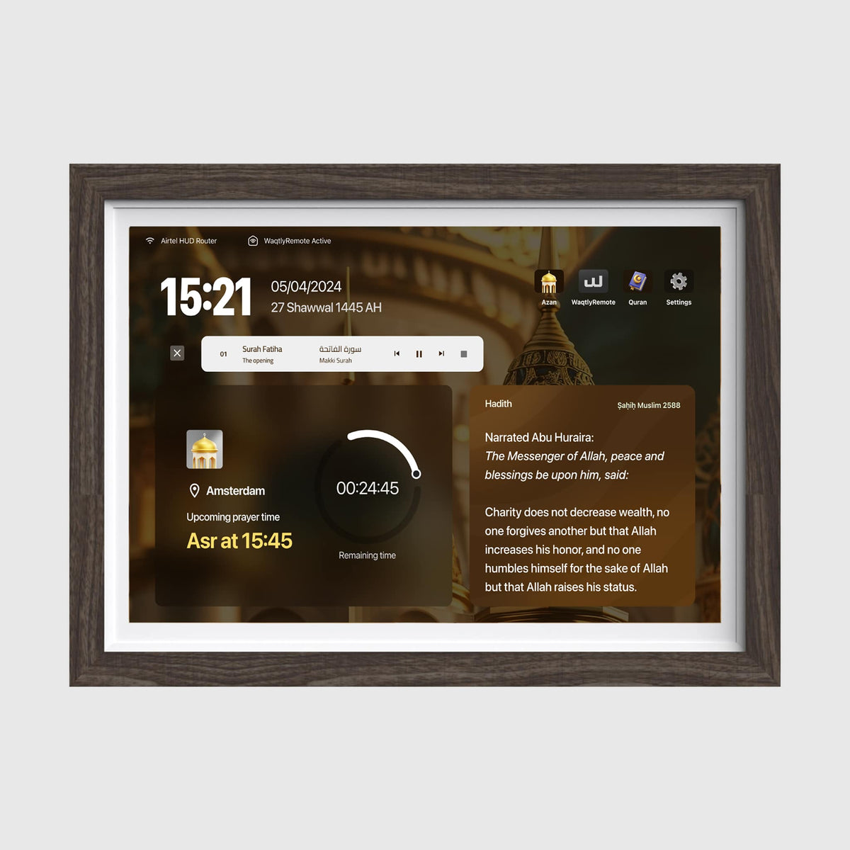 Waqtly Plus • 13.5 inch